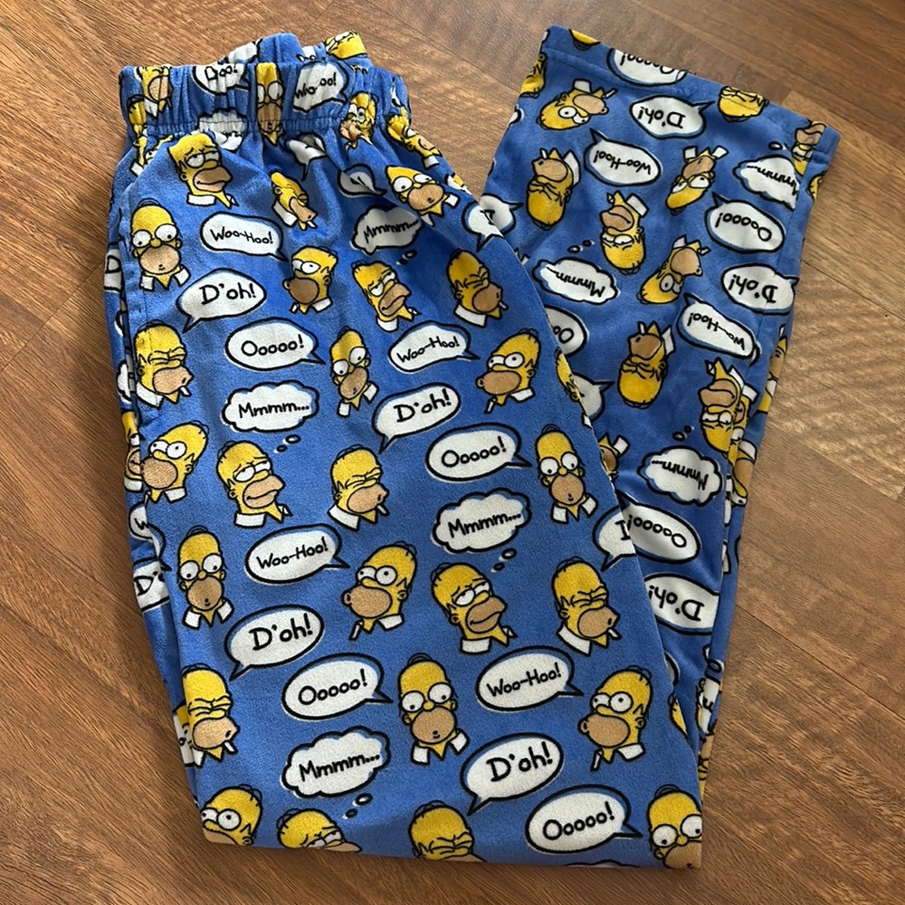 Aeropostale The Simpsons Fleece Pajama Pants